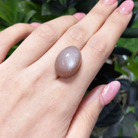 33.62 Ct. Cabochon Moonstone from Ceylon (Sri Lanka) Life Style