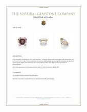 1.05 Ct. Tourmaline from Mozambique Appraisal