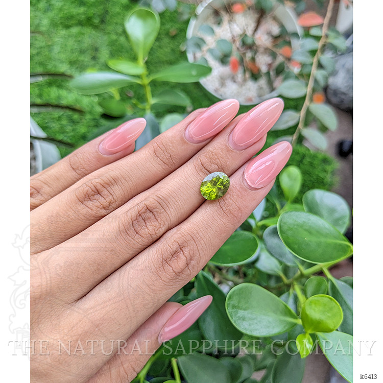 3.79 Ct. Peridot from Ceylon (Sri Lanka)