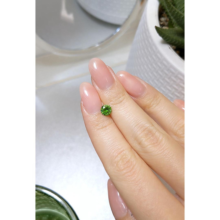 0.83 Ct. Demantoid Garnet from Russia
