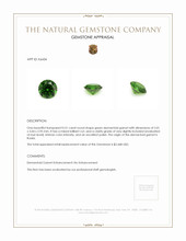 0.51 Ct. Demantoid Garnet from Russia Appraisal
