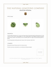 0.57 Ct. Demantoid Garnet from Russia Appraisal