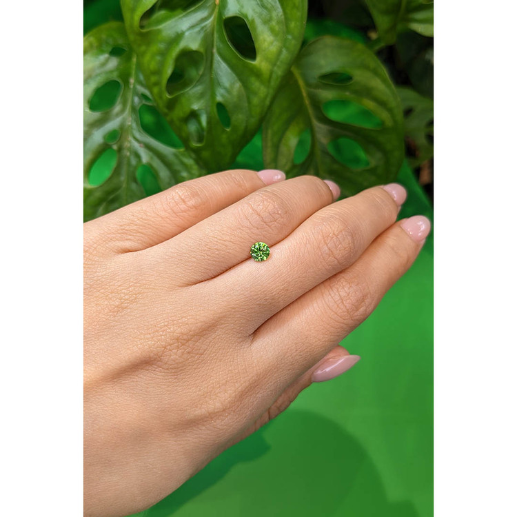 0.58 Ct. Demantoid Garnet from Russia