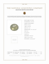 15.45 Ct. Grey Cabochon Moonstone from Ceylon (Sri Lanka) Scan Report