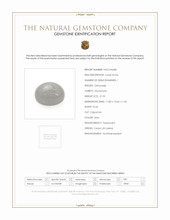 21.93 Ct. Grey Cabochon Moonstone from Ceylon (Sri Lanka) Scan Report