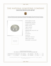 50.09 Ct. Cabochon Moonstone from Ceylon (Sri Lanka) Scan Report
