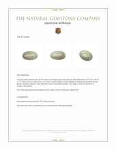 33.95 Ct. Cabochon Moonstone from Ceylon (Sri Lanka) Appraisal