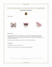 1.26 Ct. Tourmaline from Mozambique Appraisal