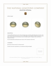 16.64 Ct. Cabochon Moonstone from Ceylon (Sri Lanka) Appraisal