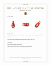 4.44 Ct. Coral from Italy Appraisal