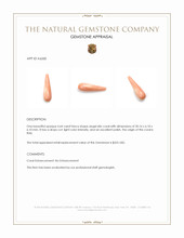 4.64 Ct. Coral from Italy Appraisal