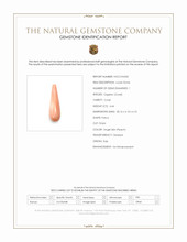 4.64 Ct. Angel Skin (Peach) Coral from Italy Scan Report