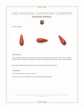 5.35 Ct. Coral from Australia Appraisal