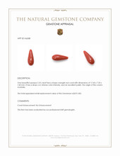 5.35 Ct. Coral from Australia Appraisal