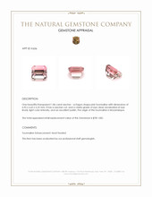 1.86 Ct. Tourmaline from Mozambique Appraisal