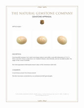 3.62 Ct. Cabochon Coral from Australia Appraisal