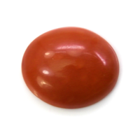 4.27 Ct. Cabochon Coral from Italy Video