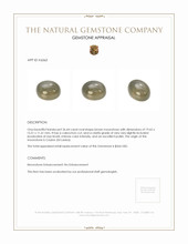 26.44 Ct. Brown Cabochon Moonstone from Ceylon (Sri Lanka) Appraisal