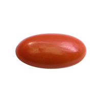 3.52 Ct. Cabochon Coral from Italy Video