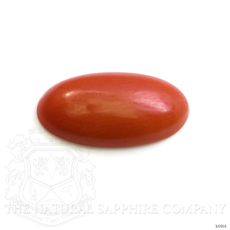 3.52 Ct. Cabochon Coral from Italy