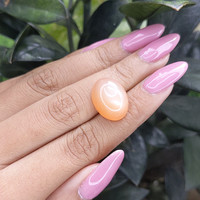 15.50 Ct. Cabochon Moonstone from Ceylon (Sri Lanka) Life Style