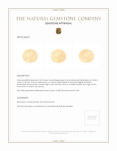 14.70 Ct. Cabochon Moonstone from Ceylon (Sri Lanka) Appraisal