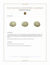 11.81 Ct. Cabochon Moonstone from Ceylon (Sri Lanka) Appraisal