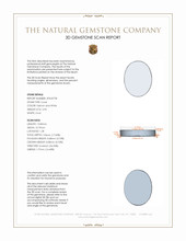 2.94 Ct. Cabochon Coral from Italy 3 D Scan Report