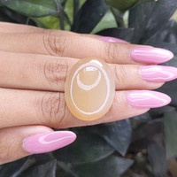 39.57 Ct. Cabochon Moonstone from Ceylon (Sri Lanka) Life Style