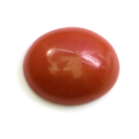 3.51 Ct. Cabochon Coral from Italy Video