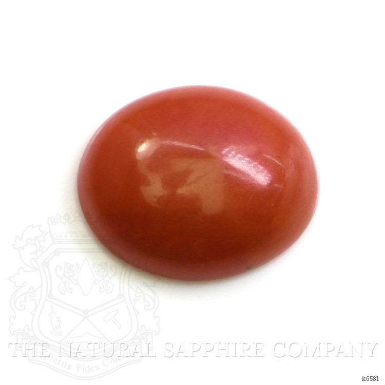 3.51 Ct. Cabochon Coral from Italy