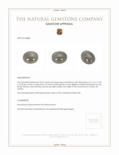 33.32 Ct. Grey Cabochon Moonstone from Ceylon (Sri Lanka) Appraisal