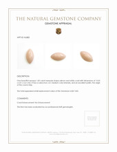 1.83 Ct. Cabochon Coral from Italy Appraisal