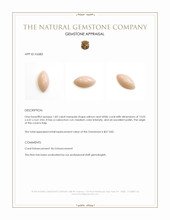 1.83 Ct. Cabochon Coral from Italy Appraisal