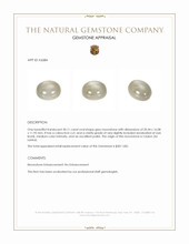 30.11 Ct. Cabochon Moonstone from Ceylon (Sri Lanka) Appraisal