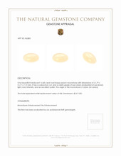 16.68 Ct. Cabochon Moonstone from Ceylon (Sri Lanka) Appraisal