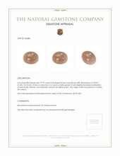 19.93 Ct. Cabochon Moonstone from Ceylon (Sri Lanka) Appraisal