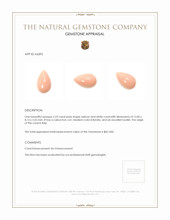 2.23 Ct. Cabochon Coral from Italy Appraisal