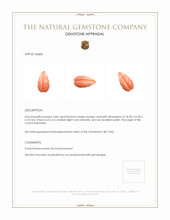 3.84 Ct. Coral from Indonesia Appraisal