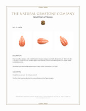 3.84 Ct. Coral from Indonesia Appraisal