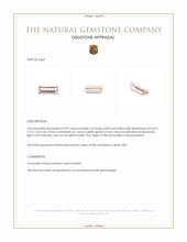 0.99 Ct. Tourmaline from Mozambique Appraisal