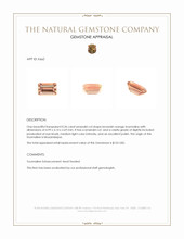 0.36 Ct. Tourmaline from Mozambique Appraisal