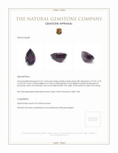 2.01 Ct. Spinel from Ceylon (Sri Lanka) Appraisal