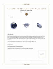 0.84 Ct. Spinel from Ceylon (Sri Lanka) Appraisal