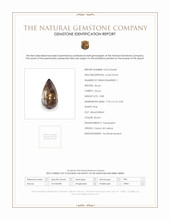 0.88 Ct. Brown Zircon from Ceylon (Sri Lanka) Scan Report