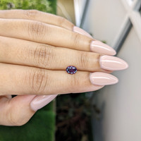 1.00 Ct. Rhodolite Garnet from Ceylon (Sri Lanka) Life Style