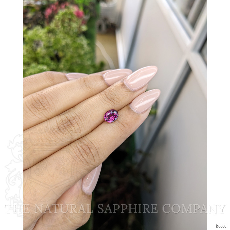 1.67 Ct. Rhodolite Garnet from Ceylon (Sri Lanka)