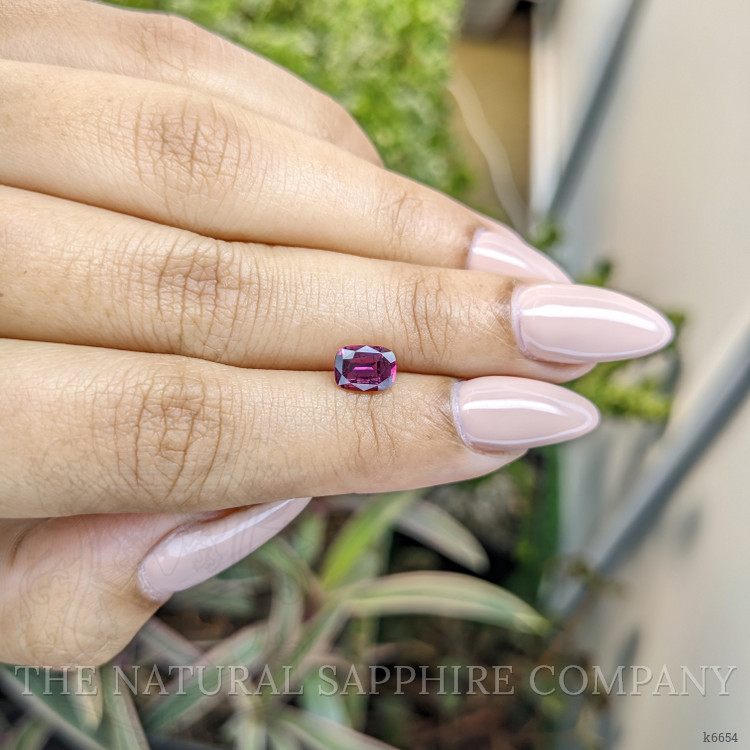 1.22 Ct. Rhodolite Garnet from Ceylon (Sri Lanka)