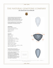 2.55 Ct. Rubellite Tourmaline from Brazil 3 D Scan Report