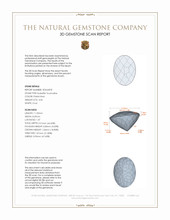 3.04 Ct. Rubellite Tourmaline from Brazil 3 D Scan Report